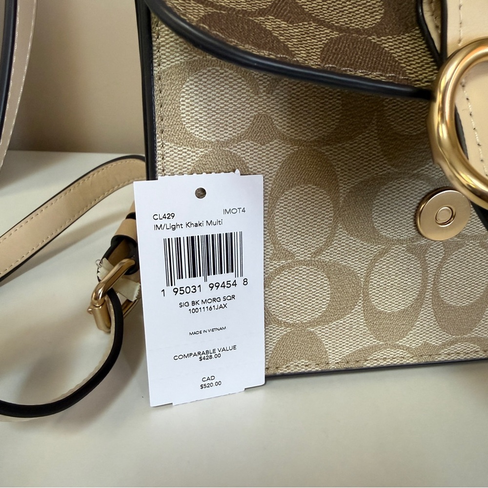 Coach CL429 SIG BK MORG SQR - Picture 9 of 13